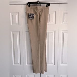 COPY: Haggar* NWT Straight Leg + Flat Front Performance Khaki Pants